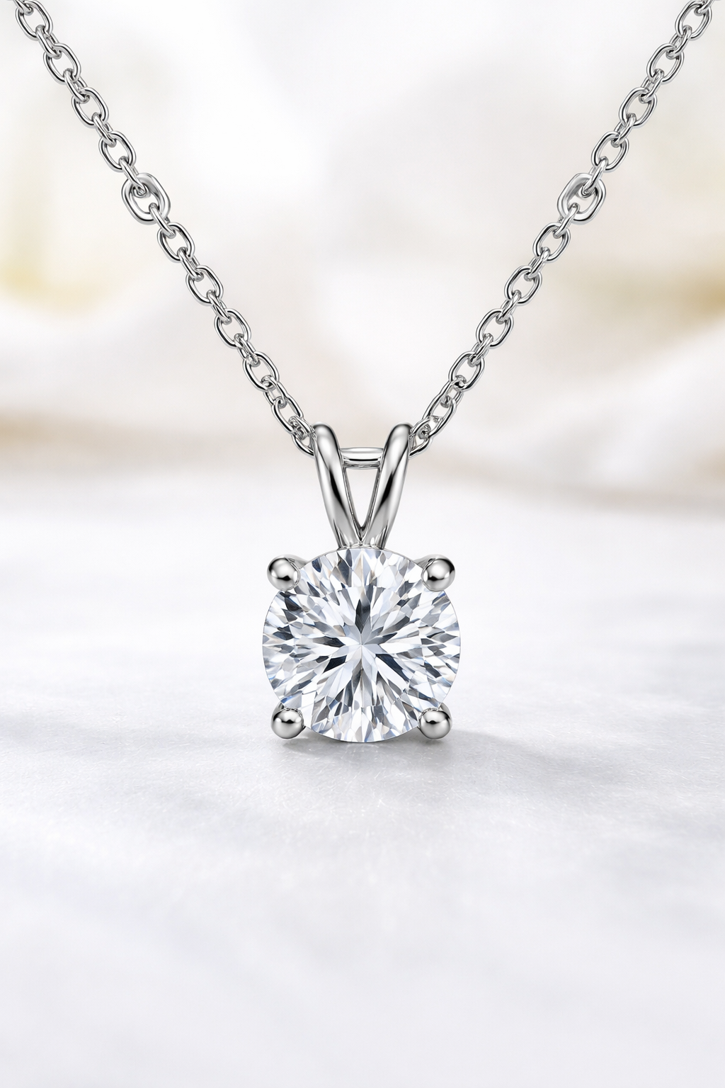 Solitaire Diamond Pendant